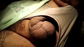 Little dick ín lingerie