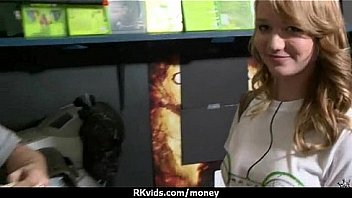 Sensual girl talked into having sex for cash 15