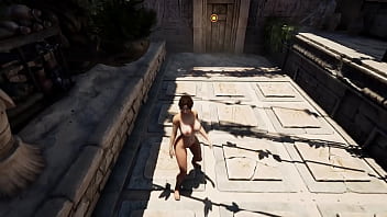 Lara decides which hole of hers the new guests will have fun with hentai game