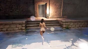 Lara decides which hole of hers the new guests will have fun with hentai game