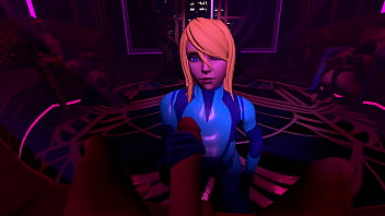 Samus aran taking care of you in a vr experience