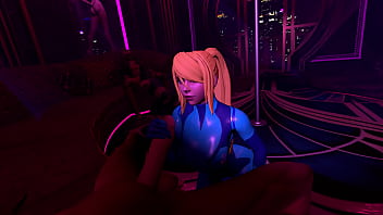 Samus aran taking care of you in a vr experience
