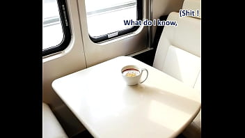 Elegant ebony milf in a leather office outfit is fucked doggystyle in a train ai illustrated leather porn dream