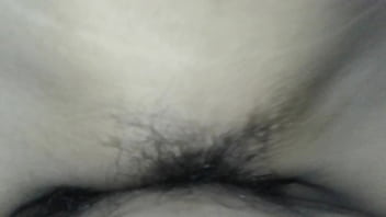 Brunette fucks and suffers with that huge cock inside her