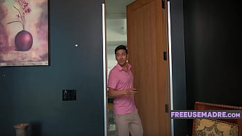 Tedious quarterly reports and some free use relief with step son Tedious quarterly reports and some free use relief with step son