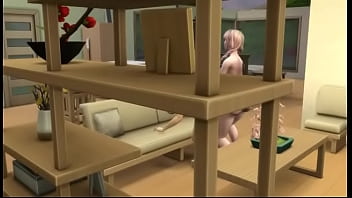 Amigas jugando en el salon Amigas jugando en el salon