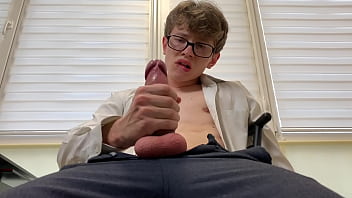 Young College Boy Wanking & Huge Load thumbnail