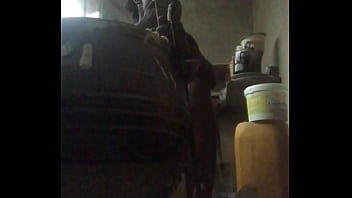 Crazybitch loves to make everyone around her happy even when preparing banku