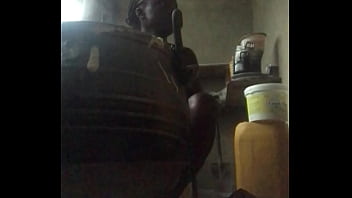 Crazybitch loves to make everyone around her happy even when preparing banku