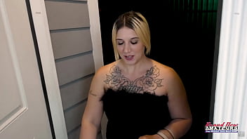 Curvy inked blonde logan lace gets her wet pussy fingered and drilled