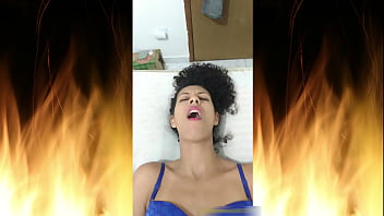 Beautiful brunette in blue lingerie trailer 05