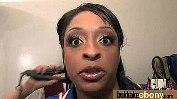 Dp group sex action with hot ebony slut 9