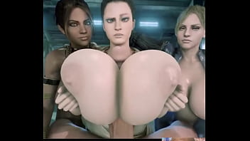 Chun li cunt fucked quiet's double penetrated compilation