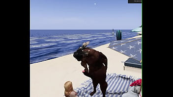 Black football player beach fuck