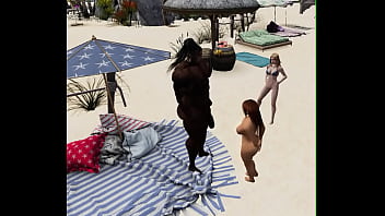 Black football player beach fuck Black football player beach fuck