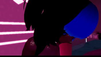 Vrchat goth fucks herself