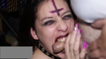 Zombie slut needs cum to survive