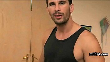 Horny big tit blonde milf nails a stud