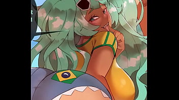 Essa hatsune sabe como se divertir em uma viagem ao brasil