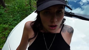 Fucking an elite whore in woods