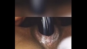Black dildo fun
