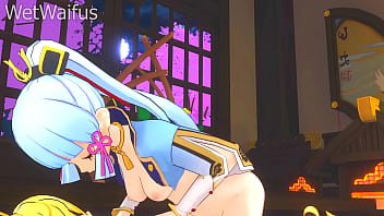 Ayaka and aether private sex scene genshin impact hentai