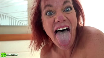 Lucky gurl ms amanda kasbh amazing sex with a red head hot wife