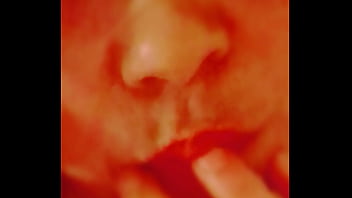 Tauntilizing sexy lips licking