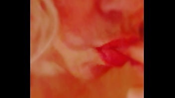 Tauntilizing sexy lips licking