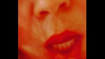 Tauntilizing sexy lips licking