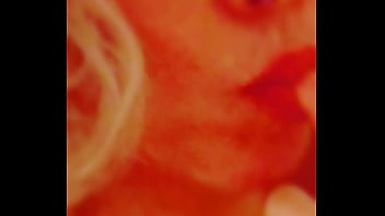 Tauntilizing sexy lips licking