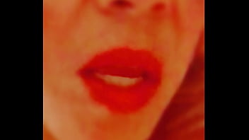 Tauntilizing sexy lips licking