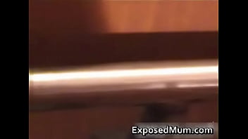 Blond housewife by a mega sex