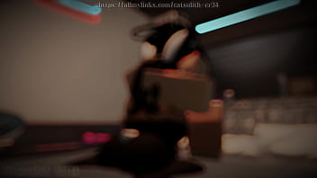 Dumb bunny girl tries to make me cum