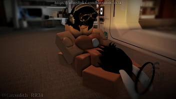 Dumb bunny girl tries to make me cum