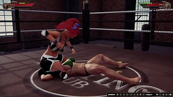 Polly vs kallan nf3d female mma battle