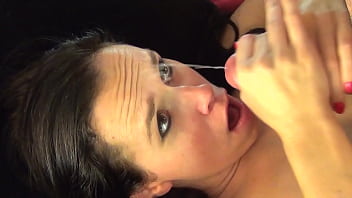 Cock walker hot mlf gets her mouth feet & tits fucked & facialled