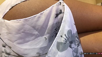 Yellow bone young ebony milf about to get some dick