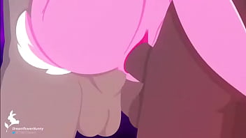 Una coneja furry tetona en inglés