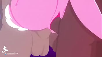 Una coneja furry tetona en inglés