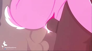 Una coneja furry tetona en inglés