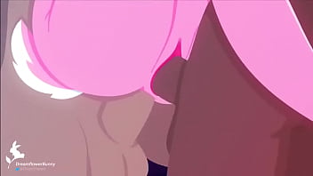 Una coneja furry tetona en inglés