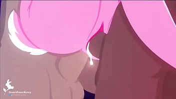 Una coneja furry tetona en inglés