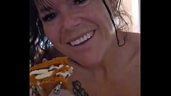 Nothing like a delicious slice of pumpkin roll & a hot cup of coffee ️ on a ##tatatuesday actually a nice long