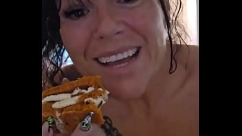Nothing like a delicious slice of pumpkin roll & a hot cup of coffee ️ on a ##tatatuesday actually a nice long