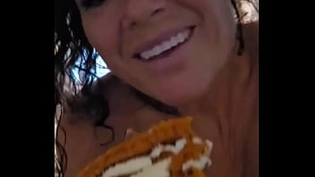 Nothing like a delicious slice of pumpkin roll & a hot cup of coffee ️ on a ##tatatuesday actually a nice long