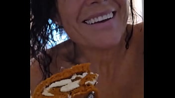 Nothing like a delicious slice of pumpkin roll & a hot cup of coffee ️ on a ##tatatuesday actually a nice long