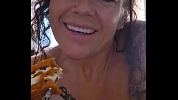 Nothing like a delicious slice of pumpkin roll & a hot cup of coffee ️ on a ##tatatuesday actually a nice long