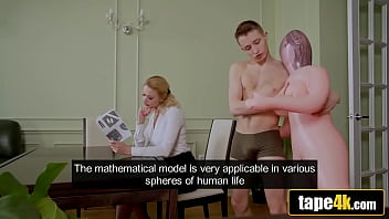 Classroom turns playroom as stunning tutor goes wild with student's dick