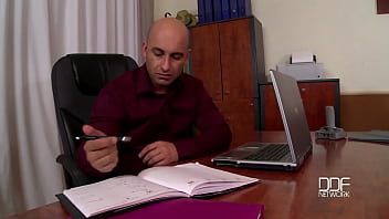 Time to two goddesses get laid by boss